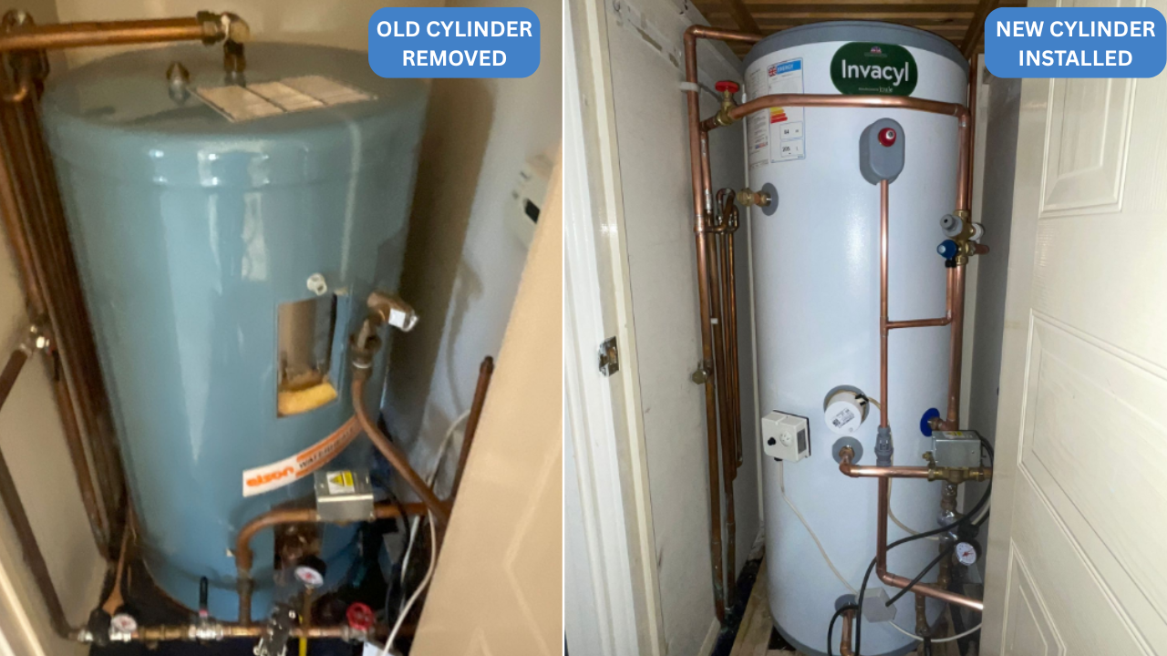 New unvented cylinder